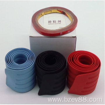 Car tail rubber protection strip